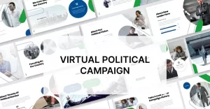 Virtual Political Campaign Keynote Template Presentation
