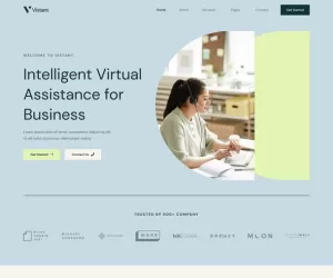 Vistant - Virtual Assistant Service Elementor Template Kit