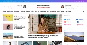 VisualNews Pro - WordPress Magazine Theme - TemplateMonster