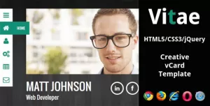 Vitae - HTML5 Resume Template