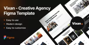 Vixan - Creative agency figma template