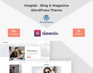 Vloglab - Blog & Magazine WordPress Theme - TemplateMonster