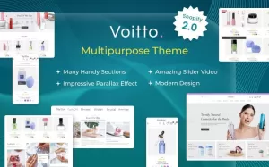 Voitto - Health and Beauty Responsive Modern Multipurpose Shopify Theme