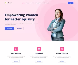 Wadon - Feminine Business Consultant Elementor Template Kit