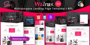 Walrus - Multipurpose Landing Page HTML Template