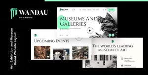 Wandau  Art & History Museum WordPress Theme