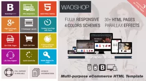 WAOSHOP - Multi-purpose eCommerce HTML Template - Themes ...