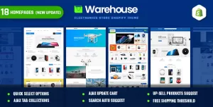 Warehouse  Electronics & Multi-Purpose Shopify Theme