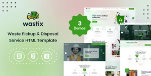 Wastix - Waste Disposal Services HTML Template