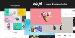 Wave  Agency & Freelancer Portfolio