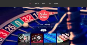 Web Casino Website Template