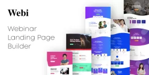 Webi - Webinar Landing Pages with Page Builder