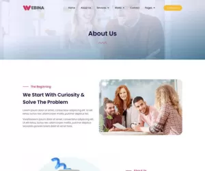 Webina - Business Agency & Startup Elementor Template Kit