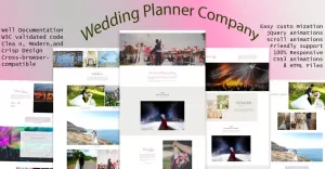 Wedding-Hub - A Wedding Planner Company - TemplateMonster