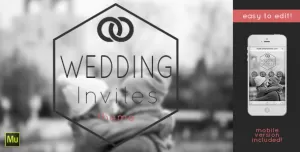 Wedding Invites - Muse Template