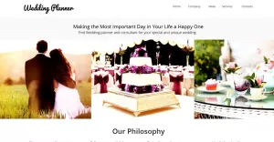 Wedding Planner Website Template