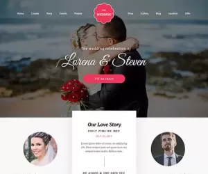 Wedding Planner WordPress theme 4 engagement marital marriage nuptial