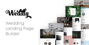 Weddly - Wedding Landing Pages with Page Builder