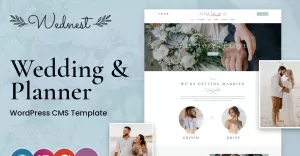 Wednest - Wedding and Event WordPress Theme - TemplateMonster