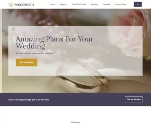 Weedream - Wedding Elementor Template Kit