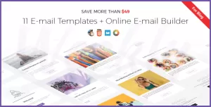 Weekly  Responsive Email Newsletter Template with Online Builder