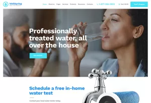 WellSpring - Water Filters & Drinking Water Delivery WordPress Theme