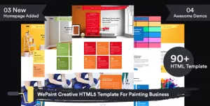 WePaint - Creative HTML5 Template For Painting Business