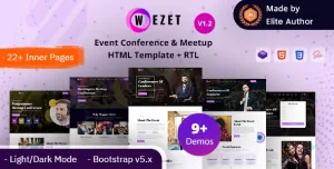 Wezet - Event Conference & Meetup Template