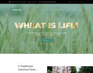Wheattico - Crop Farm Responsive WordPress Theme