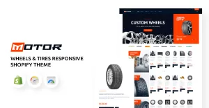 Wheels & Tyres Responsive Shopify-thema - TemplateMonster