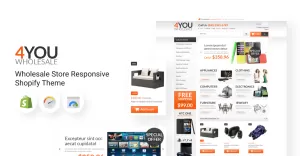 Wholesale Store Responsive Shopify Theme - TemplateMonster