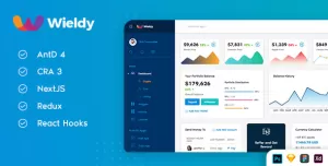 Wieldy - React Admin Template Ant Design and Redux