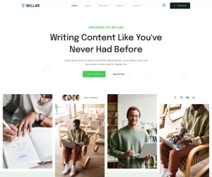 Willar - Content Copywriting Services Elementor Template Kit