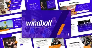 Windball Sport Multipurpose PowerPoint Presentation Template