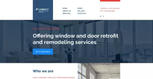 Windows  Doors Website Template