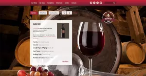 Wine & Winery Gratis HTML5-themawebsite-sjabloon
