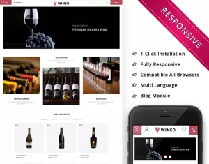 Wined - The Wine Shop OpenCart Template - TemplateMonster