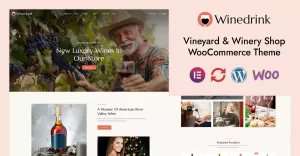 Winedrink - Wine & Brewery Store Elementor WooCommerce Responsive Theme