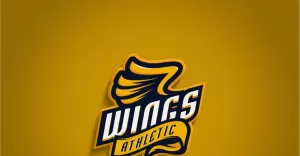 Wings Athletic Logo Template