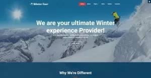 Winter Tour - Travel Agency Responsive Joomla Template