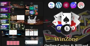WinZone - Online Casino & Billiard WordPress Theme