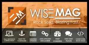 Wise Mag  AdSense Optimized Magazine WordPress Theme