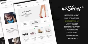 wiShoes-Multipurpose Joomla eCommerce Template