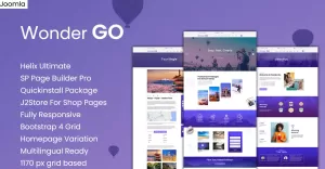 Wonder GO - Tour Booking and Travel Joomla Template