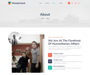Wonderfund – Fundraising & Charity Elementor Template Kit