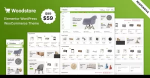 WoodStore - Furniture Mega Store WooCommerce Elementor Theme