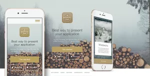 Woodworks - Responsive Bootstrap App Landing page