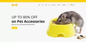 Woof - Simple Pet Supplies Online Shop OpenCart-mall