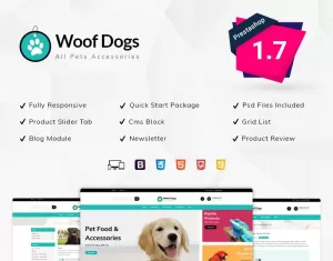 Woofdog Pet Store PrestaShop Theme