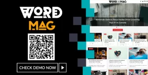 WordMag - Clean News/Magazine Blog